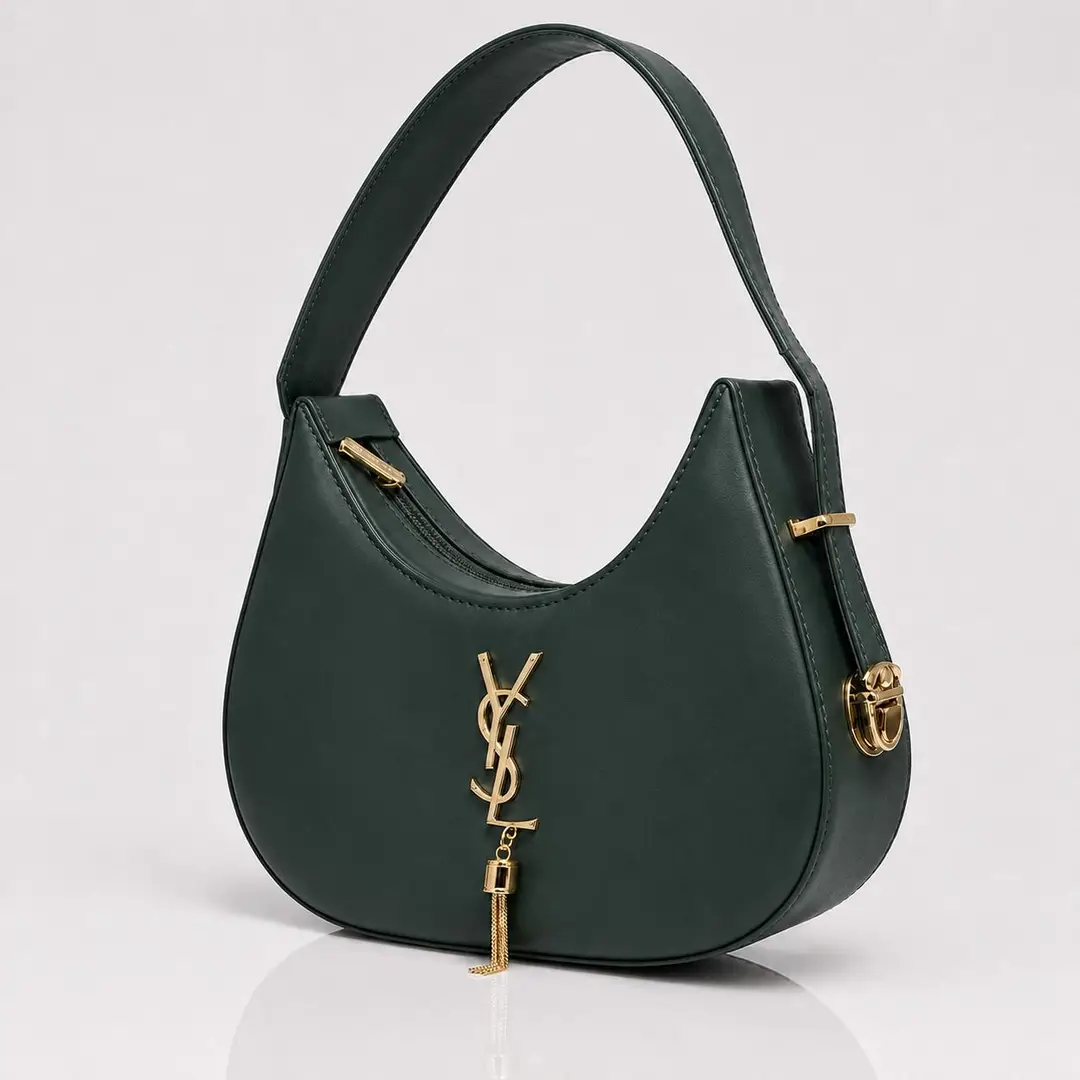 Ysl Hobo Bag Plain Leather Adjustable Handle - Image 5