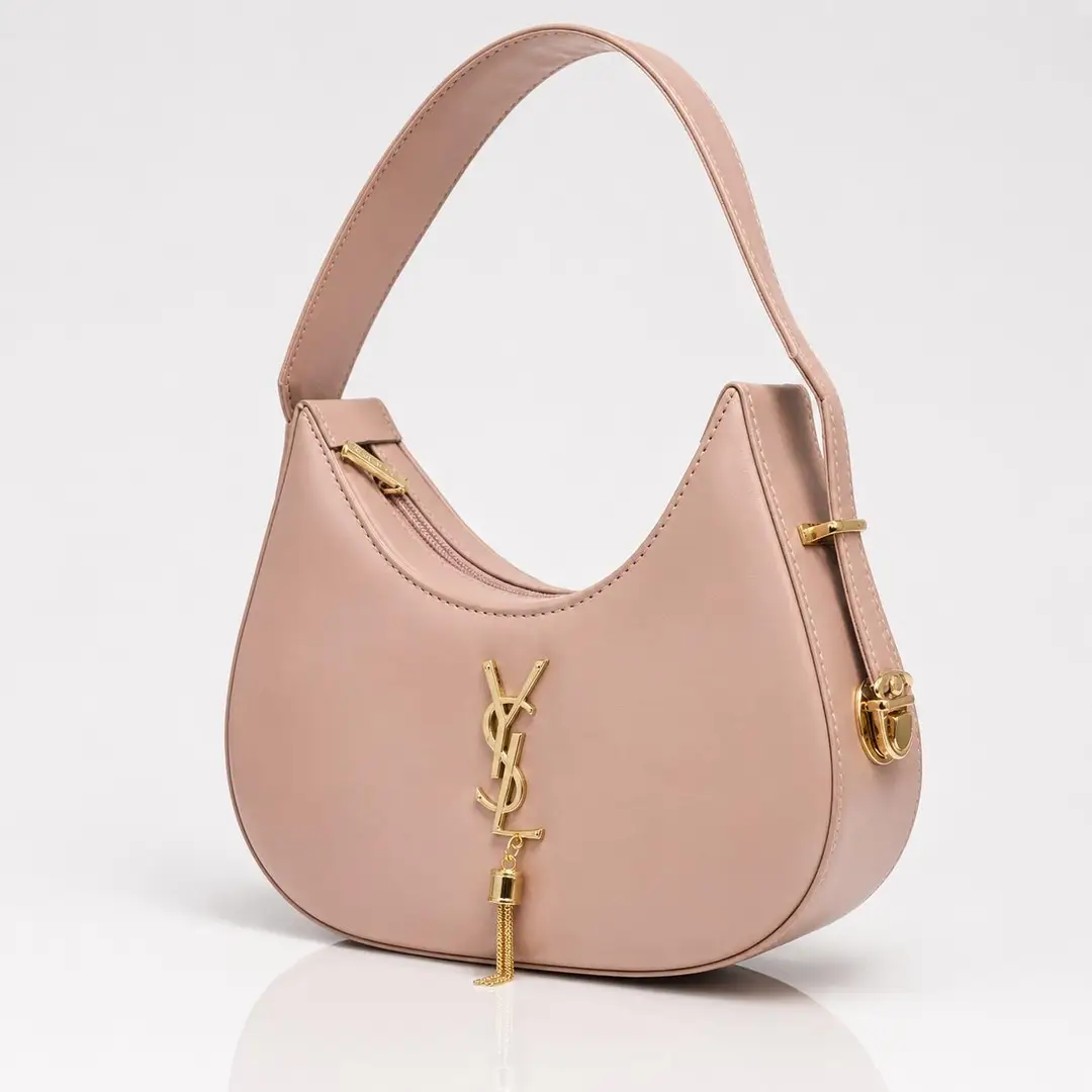 Ysl Hobo Bag Plain Leather Adjustable Handle - Image 7